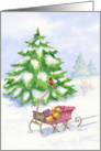 Christmas Sleigh card