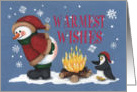 Warmest Wishes card