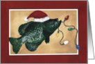Crappie Holidays card