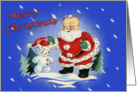 Retro-Style Christmas Greetings card