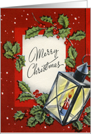 Traditional Christmas Greetings card