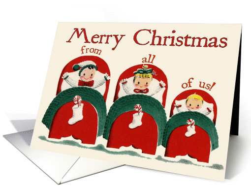 Merry Christmas From All Of Us card (288882)