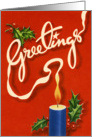 Vintage-Style Christmas Greetings card