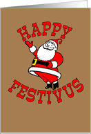 Happy Festivus (with Santa Claus) card