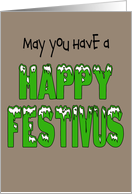 May You Have A Happy Festivus! card