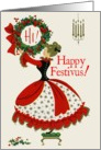 Vintage-Style Festivus Wishes card