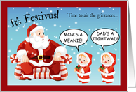 It’s Time for Festivus Grievances! card