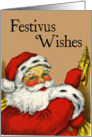 Santa Wishes A Happy Festivus card