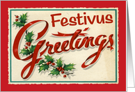 Festivus Greetings Card