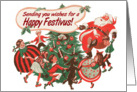 Ring Around the Christmas Tree Festivus Card