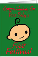Congratulations on Baby’s First Festivus! card