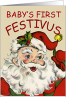 Baby’s First Festivus card