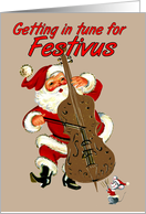 Tuning Up For Festivus card