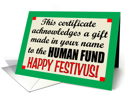 Festivus Wishes card (80644)