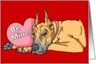Great Dane Dog Valentine’s Day Cards