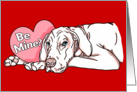 Great Dane White UC Valentine’s Day Cards