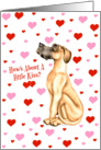 Great Dane Fawn UC Pucker Up Cards
