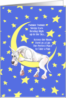 Great Dane White Twinkle Twinkle card