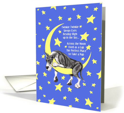 Great Dane Mantle Twinkle Twinkle card (143547)