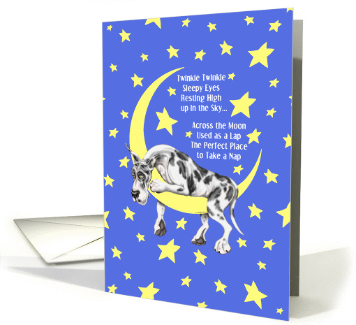 Great Dane Harle Twinkle Twinkle card (143549)