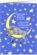 Great Dane Blue Twinkle Twinkle card