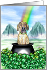 Great Dane Brindle UC Pot O Gold card