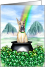 Great Dane Fawn Pot O Gold card