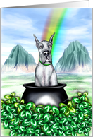 Great Dane Blue Pot O Gold card