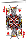 Great Dane Blk Jack of Hearts Valentine’s Day Cards