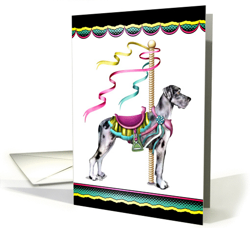 Great Dane Merle UC Carousel card (143981)