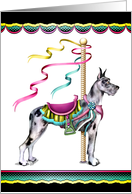 Great Dane Merle Carousel card