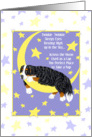 Bernese Mountain Dog Puppy Announcement card