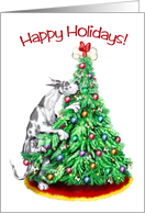 Great Dane Dog Christmas Reach Goals Harle card