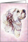 Great Pyrenees Dog Art Pyr in Pastels card