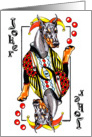 Doberman Pinscher Playing Card Art Joker card