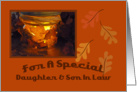 Daughter and Son In Law Thanksgiving Blessing Card
