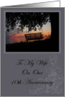 Scenic Beach Sunset My Wife On Our 10th Anniversary Card
