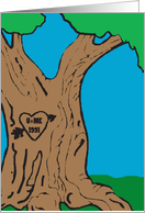 Anniversary Card 1991 card