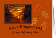 Granddaughter Thanksgiving Blessing Card