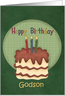 Godson Happy Birthday Card