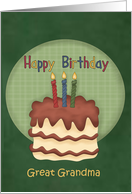 Great Grandma Happy Birthday Card