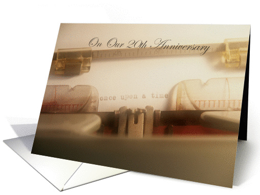 Love Story, Our 20th Anniversary card (1018285)