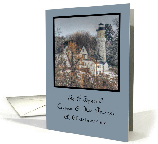 Christmastime Wishes Cousin & His Partner Christmas card (1191902)