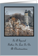 Christmastime Wishes Father In Law To Be Christmas card