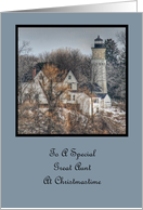 Christmastime Wishes Great Aunt Christmas card