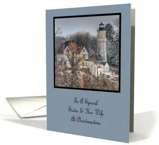 Christmastime Wishes Sister & Her Wife card (1192684)