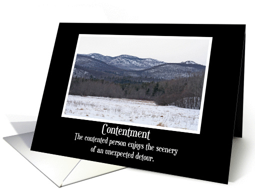 contentment Blank card (162009)