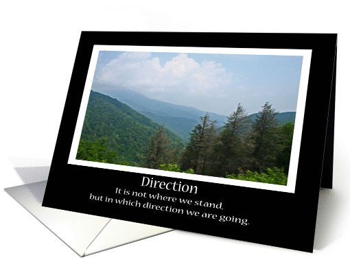 Direction Card, Mountains card (197348)