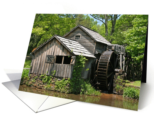 Mabry Mill Blank card (202626)