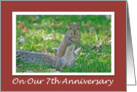 Hugs 7th Anniversary Card
